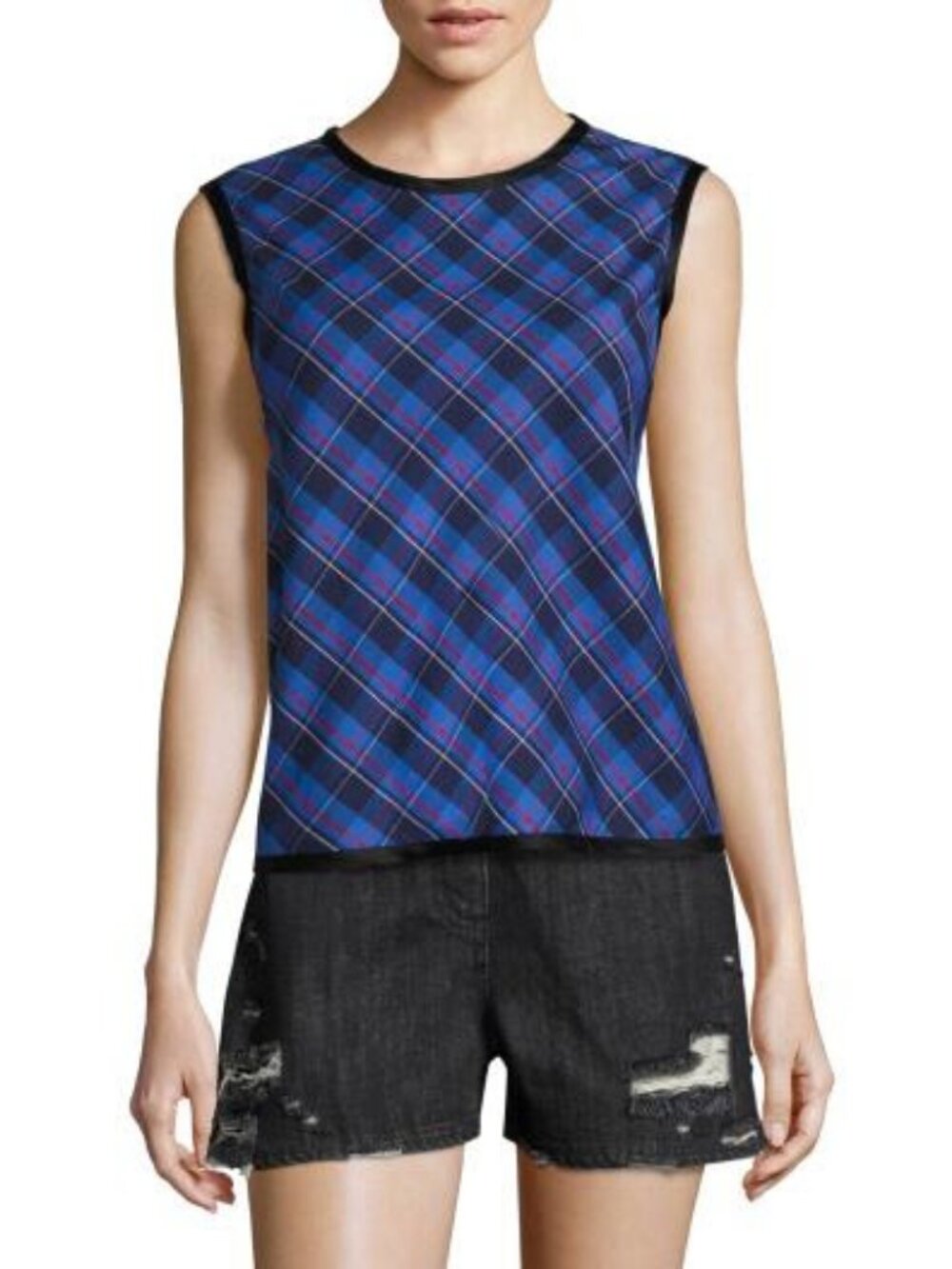 Public School Dalya Abia Plaid Tank Top NWT Size 0